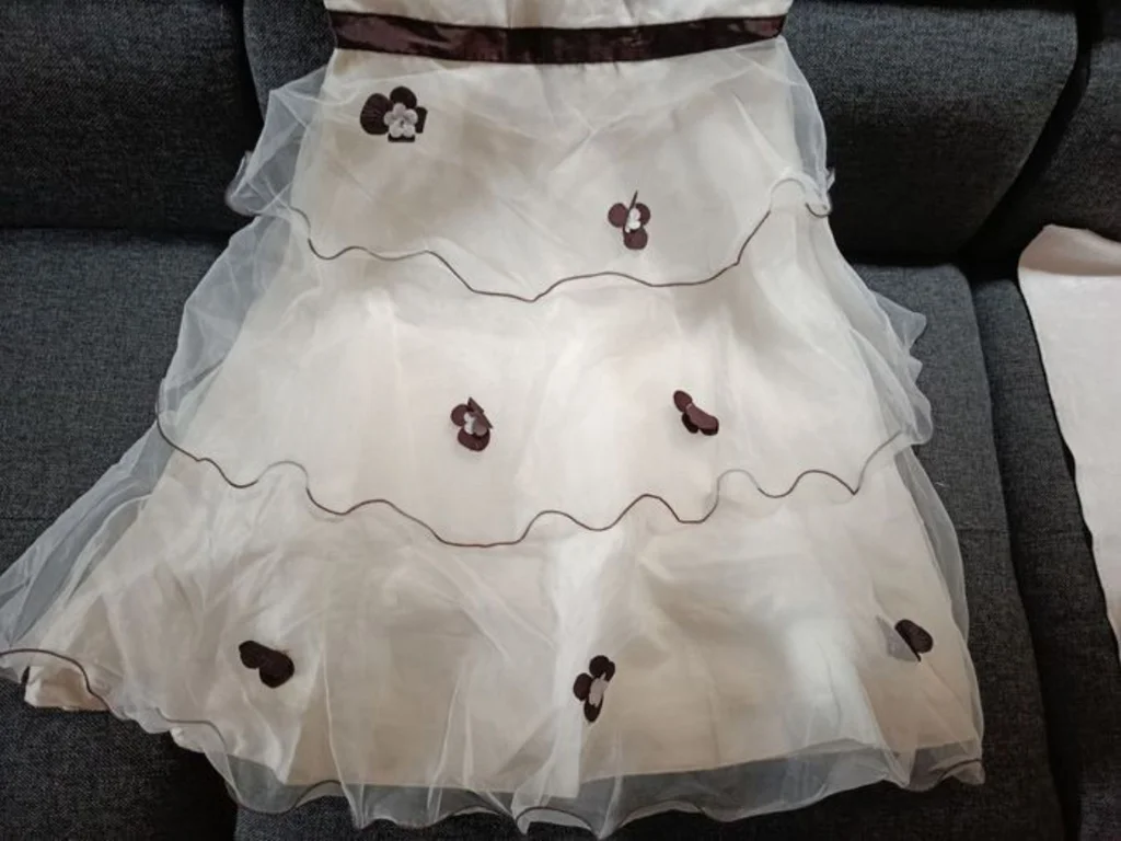 A saisir: vestido de cerimônia para menina, tamanho 12 anos! – photo 3